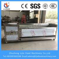 High Efficiency Potato Brush Washing and Peeling Machine